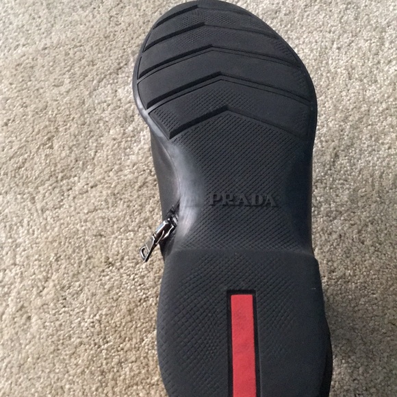 Prada Zipper Up Chelsea Boot - Picture 7 of 7